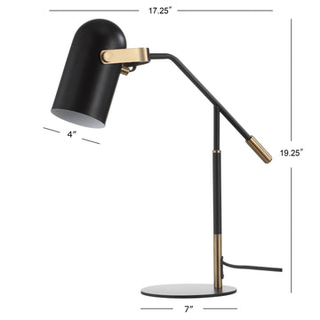 Edison 19.25" Metal LED Task Lamp - JONATHAN Y